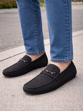 NEW! Call It Spring Oakmont  Horsebit Accent Square Toe Vegan Driving Loafers